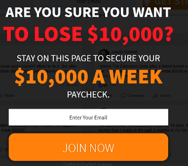 Ethereum Code pressure sales tactics