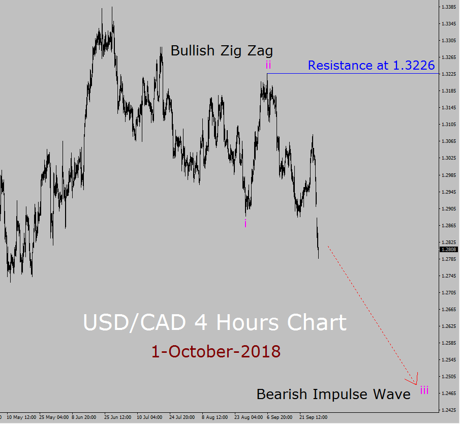 USD/CAD Elliott Wave Long Term Forecast