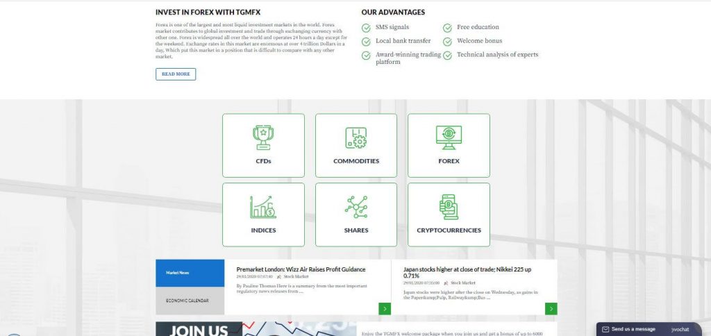 TGM FX Assets and Trading Instruments 