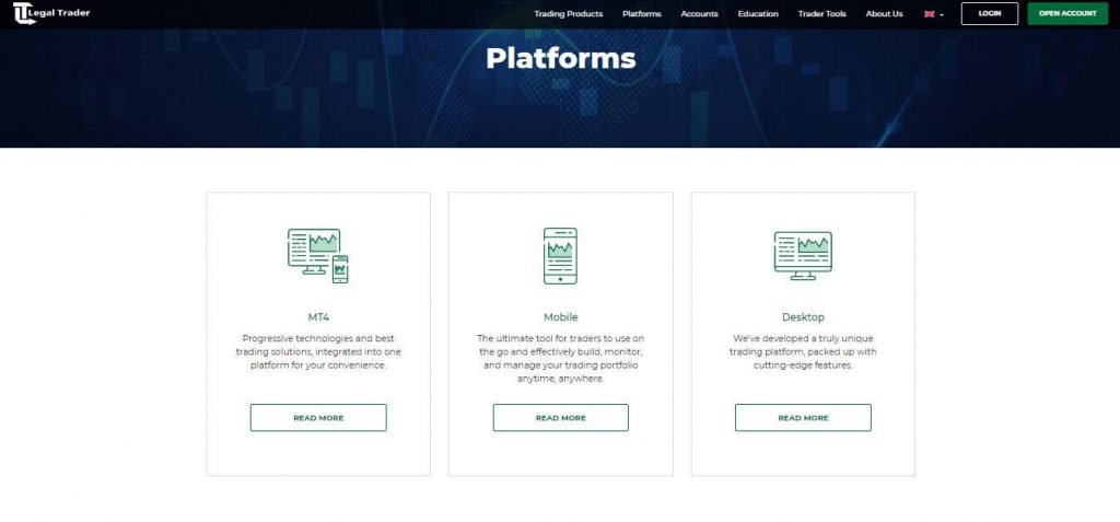Legal Trader Available Trading Platforms
