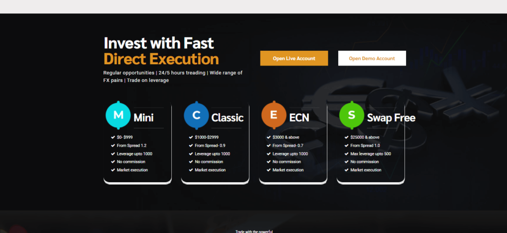 Investus FG Accounts and Plans