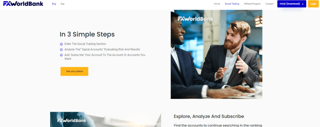 Accounts FX World Bank 