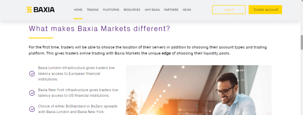 Baxiamarkets.com Review, Baxiamarkets.com Features