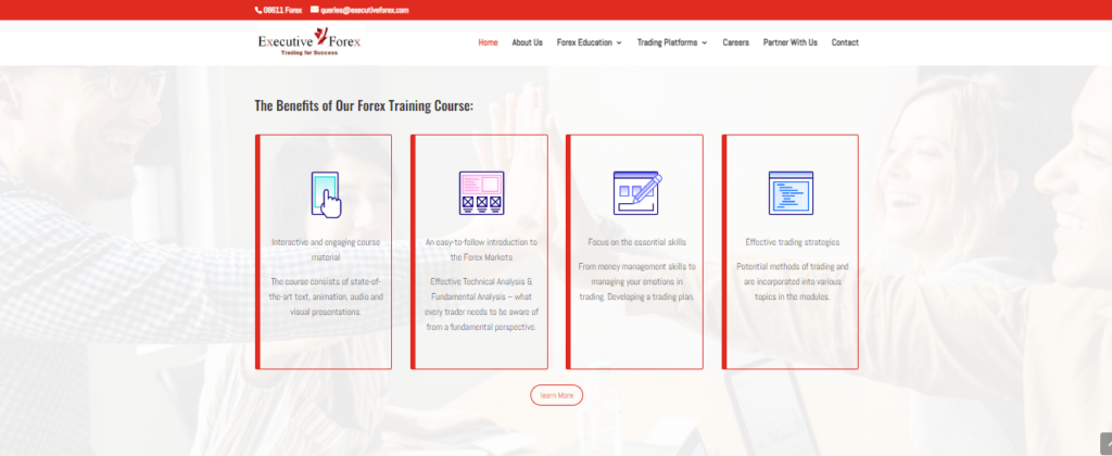 Executive Forex Account features