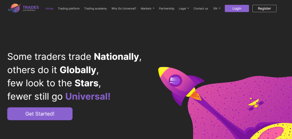 Universal Markets Review, Universal Markets Broker