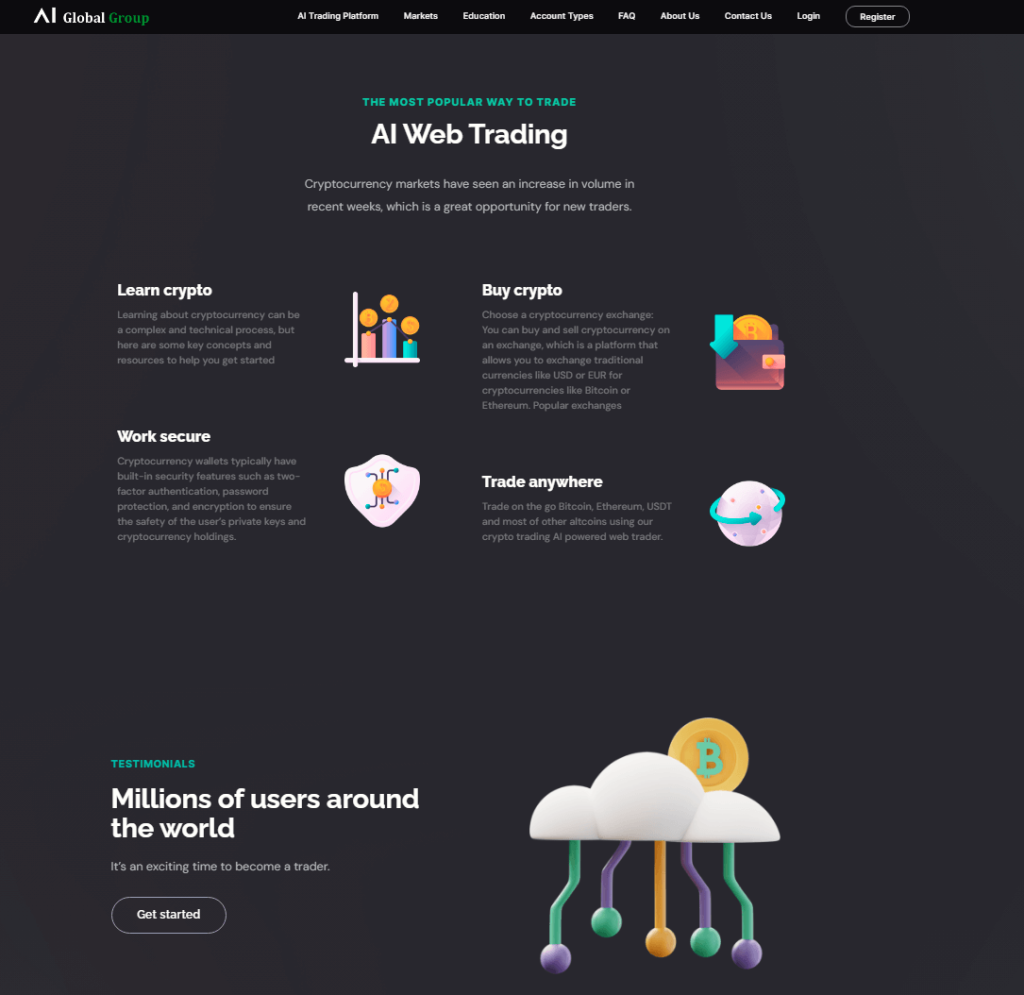 AI Global Group website