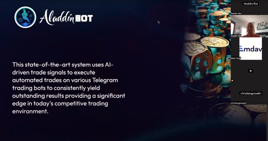 Avoid investing with AladdinBot