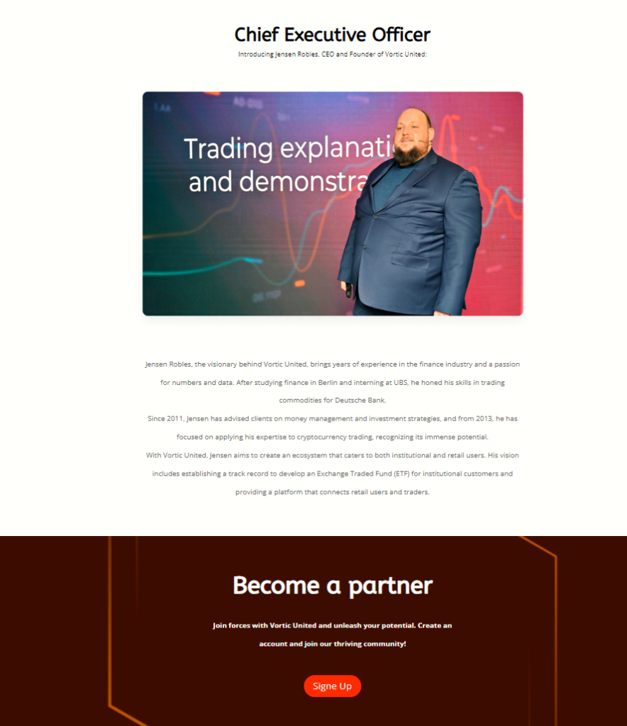 Jensen Robles Vortic United Owner